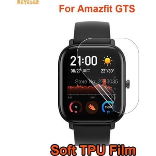 1/2/3PCS Watch Protective Film For Huami Amazfit GTS Sports Smartwatch Replacement Protection Scratch-Proof Screen Protector