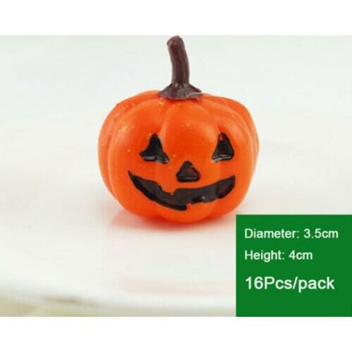 16PCS Halloween Pumpkin DIY Artificial Handwork Festival Home Decor Christmas Pendant Halloween Decoration Wedding