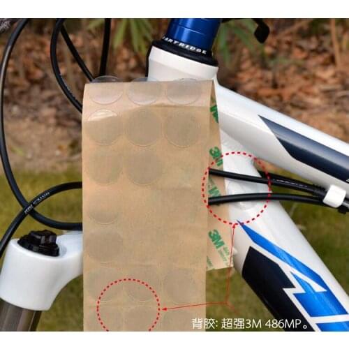 3M Folding bike frame protect stickers BMX frame protector mountain bike frame stickers 2.4cm