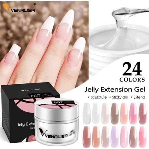 30ml VENALISA Glitter Opal Jelly Builder Gel Funny Bunny Soak Off French Gel Extension Camouflage Fast Building Gel Varnish
