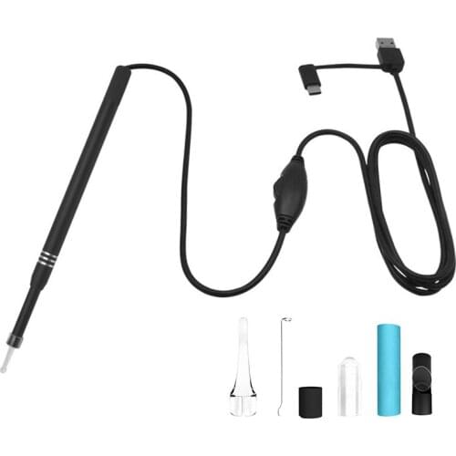 5.5mm USB Ear Pick Endoscope Mini Camera Ear Cleaner Borescope Support Mobile Phone System Ear Wax Cleaning Tools EK-New