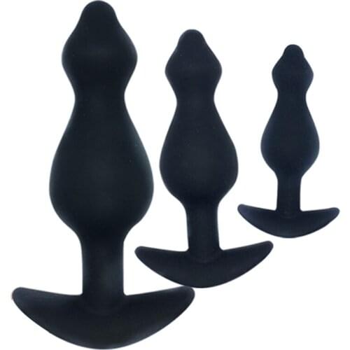 Anal Plug Anal Beads Silicone Sex Toys For Women Gay Men Butt Plug Dildo Anal Dilatador Expander Adult Prostate Massage Products