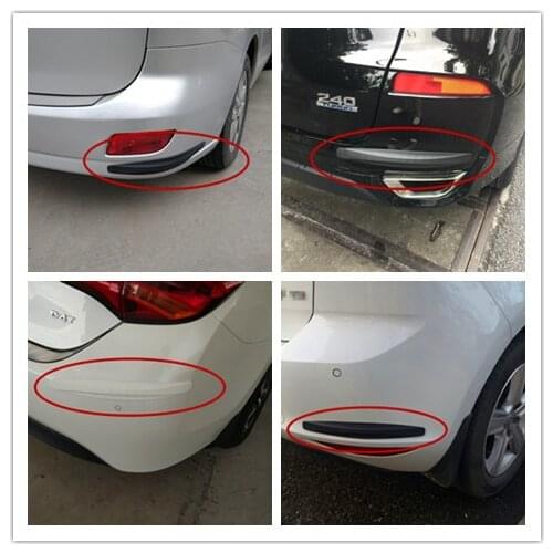 Car Styling Rubber Guard Strip Crash Bar Sticker For Fiat 500X 500L 500 C 600 Albea Bravo 2 Croma 2 DS 3 4 5 Doblo stilo panda