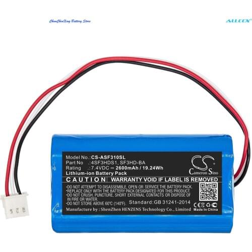 Cameron Sino 2600mAh/3400mAh Battery for ALPSAT Satfinder Spare Part 3HD