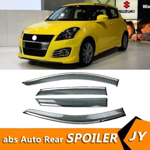 For Suzuki swift sport 2015 Window Visor Vent Shades Sun Rain Deflector Guard For Suzuki swift sport Auto Accessories 4PCS/SET