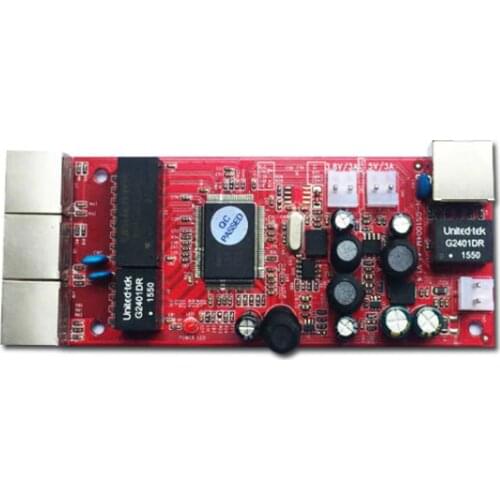 OEM/ODM 10/100/1000Mbps 4 Ports PCBA Ethernet Switch PCB /Network Switch module poe switch ethernet switch