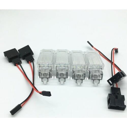 Car interior LED Door Panel Warning Light Welcome Lamp For A1 A2 A3 A4 S4 A5 S5 A6 S6 A7 A8 Q3 Q5 Q7 TT Seat Leon Ibiza Alhambra