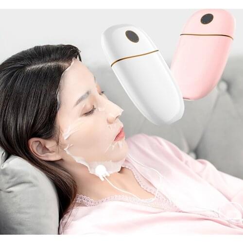 Microcurrents Mask Importer for Face Beauty EMS Skin Tightening Lifting Vibration Massage Ion Facial Mask Instrument Darsonval