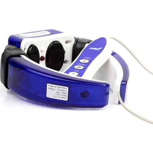 Head Stress Care pain relief Neck Cervical Therapeutic Therapy Instrument Infrared Vibrating Vertebra Shiatsu Massager Machine