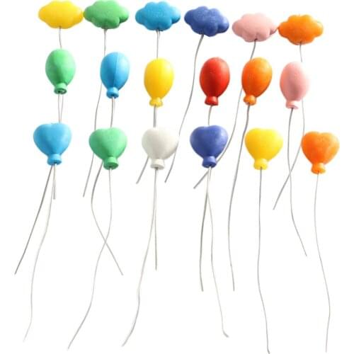 6 Pcs Mini Baloons for OB11 1/6 1/4 1/8 1/12 Doll Birthday Party Accesories