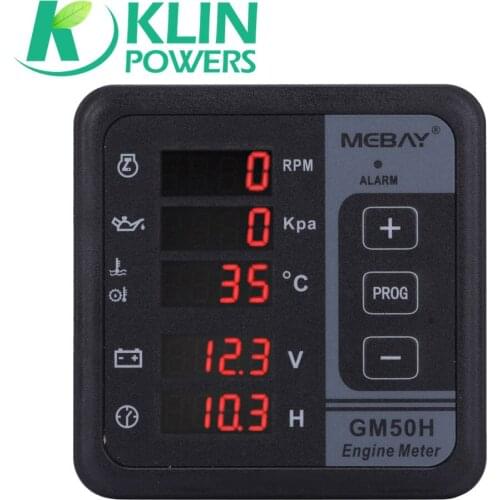 Multi function digital meter GM50H engine meter