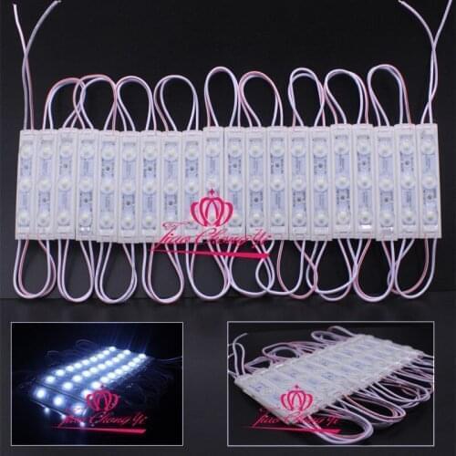 New 20x Super Bright 5630 SMD 3 LED Warm White Waterproof LED Module Light Lamp