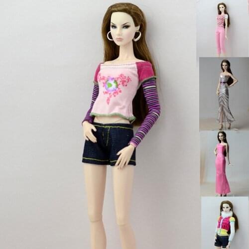 30cm Doll Dress Fashion Clothes suit for 1/6 doll Clothes licca For Barbie Doll for blythe Accessories Baby Toys Best Girl' Gift