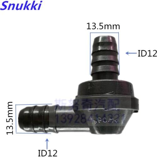 ID12 90 degree elbow one-way valve non-return valve one way valve high quality air pump vacuum check valve 1pcs a lot