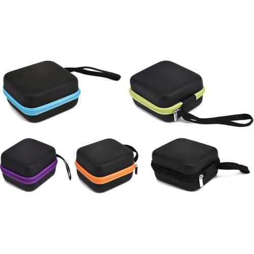 Protable 7 Compartment Essential Oil Storage Bags EVA Shockful Organizer 10x10x5cm For 5ml Bottle Travel Supplies