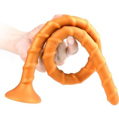 Super Long Silicone Butt Plug Huge Vagina Scale Dildo Sex Toys For Women Men Prostate Massage Anal Expander Stimulator Products