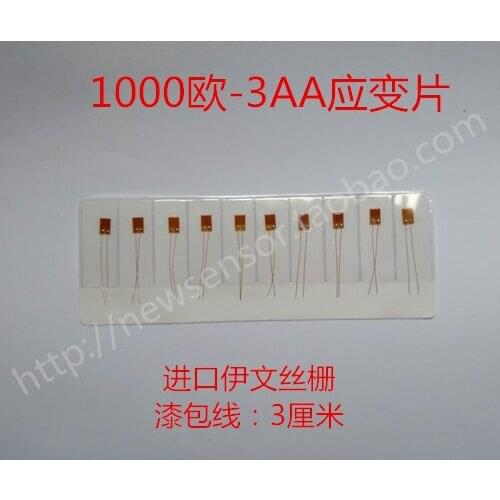 1K-3AA Strain Gauge, 1000 Euro Strain Gauge, Customizable Lead, Factory Direct Sales