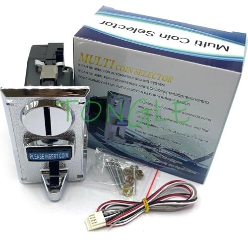 1 Set Coin Acceptor for Coin Operated Games Electronic Coin Selector Game Slot Machine Vending Machine Arcade Smart Coin Slot