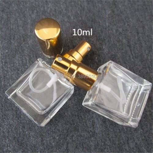 10ml Spray Bottle Glass Bottle In Refillable Atomizer Perfume Bottle Empty Travel Vials F670