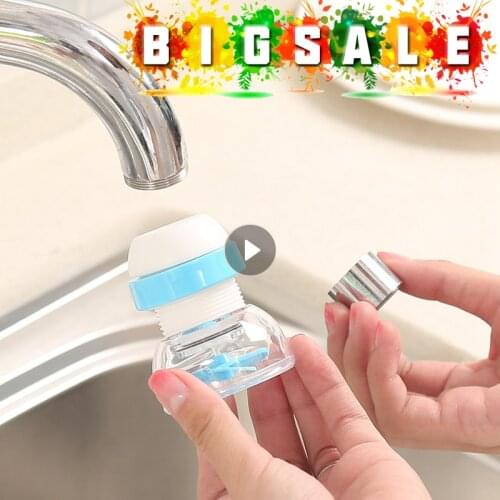 360 Degree Adjustable Faucet Extender Shower Water Tap Gadget Water Tap Extension Filter Kitchen Bathroom Accessories Save Water