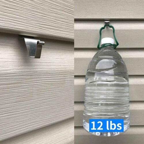 5 Pack No Hole Hanger Heavy Duty Stainless Steel Low Profile Wall Hook Kitchen Home Bathroom Key Bag Hanger Storage Hanging