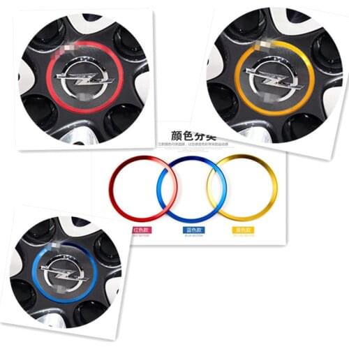 6CM Car Styling Ring Wheel Hub Decoration Circle For Opel Antara Astra J H G Crossland X Grandland X Insignia 1 2 Mokka X Signum
