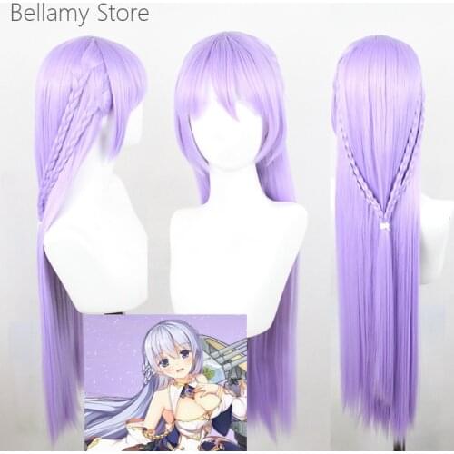 Azur Lane HMS Rodney Heat Resistant Cosplay Costume hairwear Wig+Wig Cap