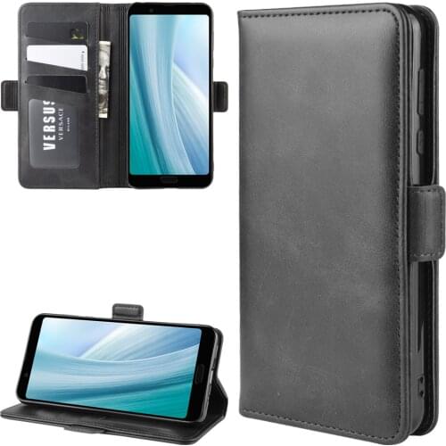 Case For Aquos Sense 3 Plus Leather Wallet Flip Cover Vintage Magnet Phone Case For Aquos Sense 3 Plus Coque