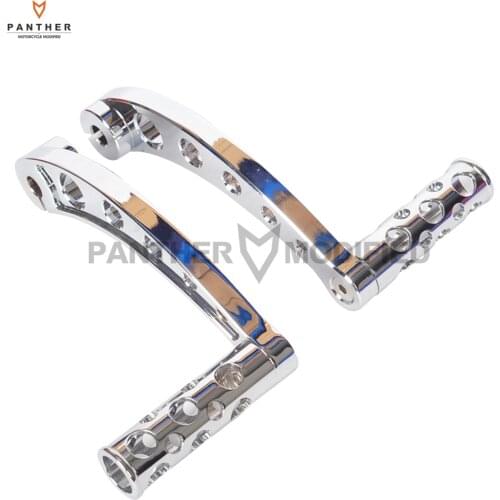 Chrome Motorcycle Gear Shift Peg Levers Shifter Case for Harley Softail FL Classic FLST 1986-Up