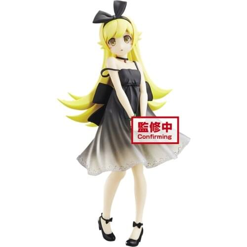 Oshino Shinobu Black Dress Japanese Anime Figure Collectibles Model Toys Cute Sweet Cartoon Model Ornaments Anime Peripheral
