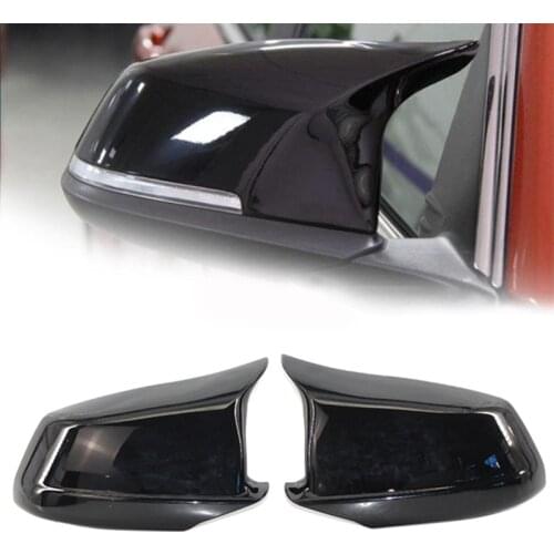 Black Mirror Covers Fit for Bmw 5 Series F10/F11/F18 Pre-Lci 11-13 Mirror Caps Replacement Side Mirror Caps Rear Door Wing Rear