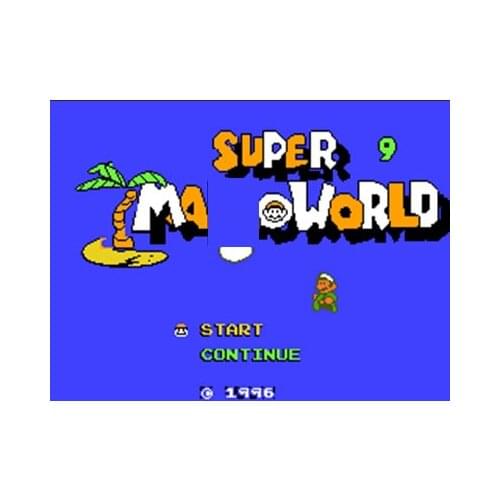 Super Mali World 9 60 Pins 8 Bit Game Card