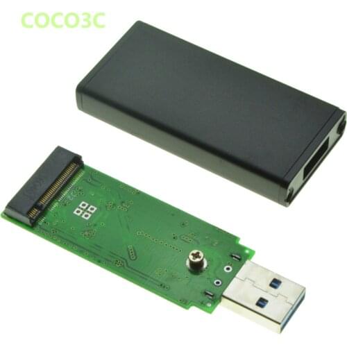 USB 3.0 to M.2 SATA SSD Enclosure USB3.0 to NGFF B key B+M Key adapter M2 mini Mobile Portable Box