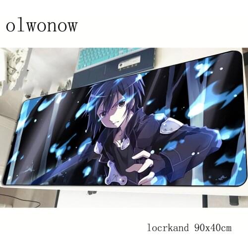 Sword Art Online pad mouse computer gamer present mouse pad 900x400x3mm padmouse Birthday mousepad ergonomic gadget office mats