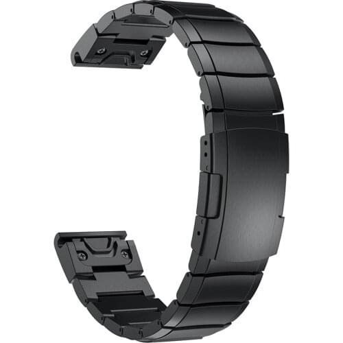Fenix 5 5S 5X Plus/3 HR/MARQ Metal Strap for Garmin Fenix 6 6S 6X Band Bracelet Stainless Steel QuickFit Watchband 20 22mm 26mm