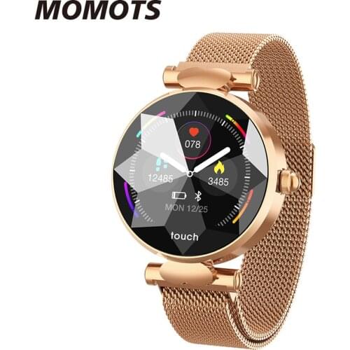 MOMOTS B80 Luxury Women Smart Watch Female Physiologic Cycle Heart Rate Monitor Waterproof Fitness Tracker Smart Bracelet