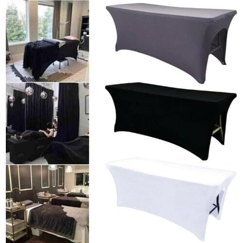 Black Fabric Eyelashes Extension Stretch Beauty Bed Cover Sofa Table Salon Makeup Tools Arc Beautiful C7F3