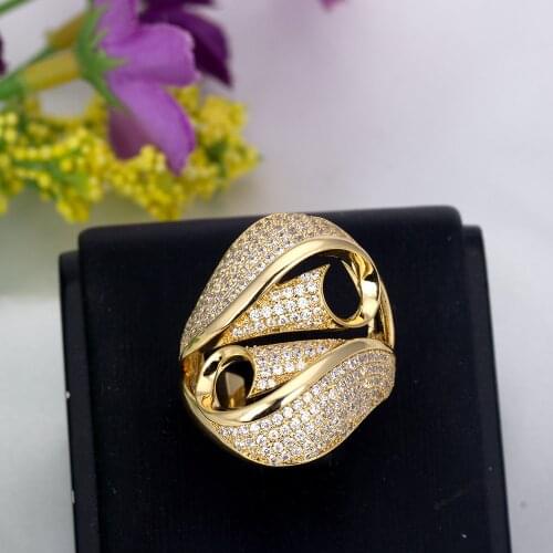 Bride Talk Unique Design Women Fashion Ring Cubic Zirconia Super Quality Birthday Gift Beautiful Bridal Rings Jewelry Engagement