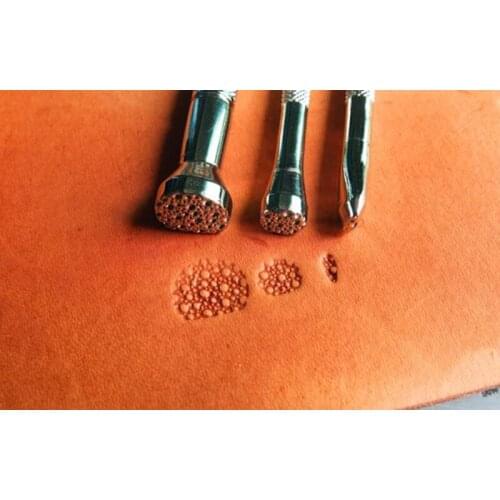 Alloy material Fish skin pattern design Hand-work unique design carving punches stamp craft leather working tools