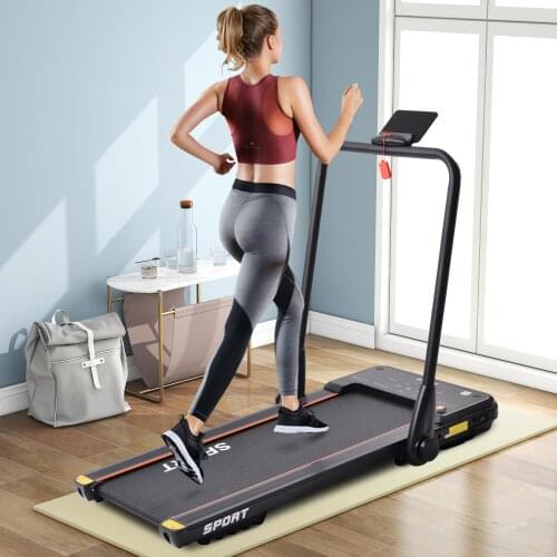 2.5HP Horizontally Foldable Electric Treadmill Motorized Running Machine With Bluetooth APP,Black