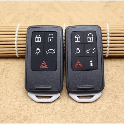 Car Replacement Smart Remote Key Shell Key Case for Volvo XC60 S60 S60L V40 V60 S80 XC70 Smart Car Cover with Logo