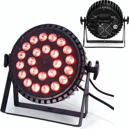 LED Par Stage Light 24x18w RGBWA UV 6in1 LED DJ Wash 24x12w RGBW Lights Stage Party Dj Dmx Light Professionl Stage Lighting