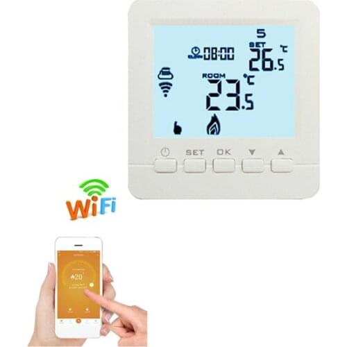Programmable Thermostat Heating WiFi 3A 110V- 230V App Temperature Control Gas Boiler Heating wifi Thermostat with 6 languages