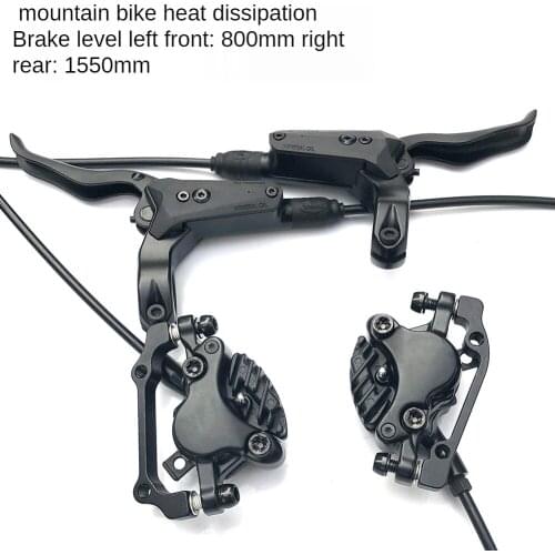 Bicycle Brake mtb brakes hydraulic set Mounting bikes Left Front Right Rear Calipers Rotor Oil Pressure Cool brake pads Brake