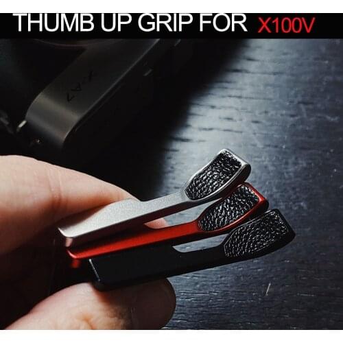 High Quality Thumb UP Thumb Rest Thumb Grip With Genuine Leather Sticker For Fuji X100V FUJIFILM X-100V