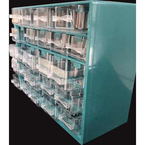 New Toolbox Wall-mounted Box Tool Parts Garage Unit Shelving Organiser Drawer Type Plastic Box Screw Parts Classification Box