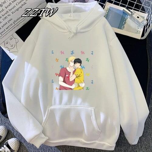 Funny Tops Anime Banana Fish Women Hoodie Harajuku Streetwear Hoodie Go To Hell Funny Hoodie sweatshirt Autumn Korean Style Tops