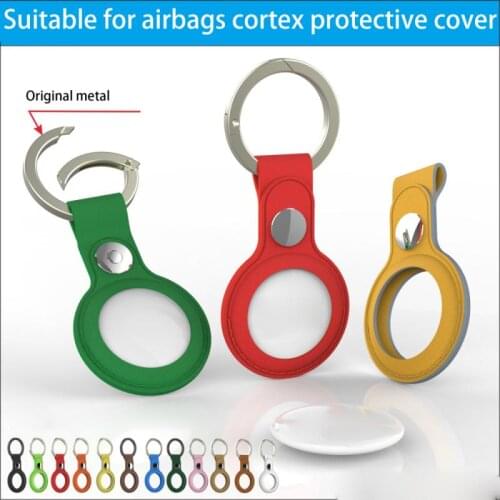 TPU Protective Case For Apple Airtags Sleeve Anti-lost Device Keychain Protective Sleeve Cover For Apple Locator Tracker