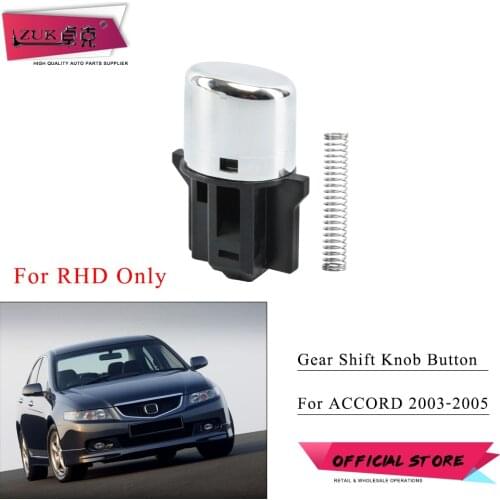 ZUK For Right Hand Drive For Accord 2003 2004 2005 Shifter Handle Shift Knob Button Repair Plastic and Metal RHD For Honda