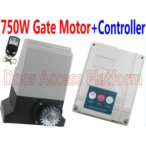 750W Electronic Gate Motor Door Opener Automatic door locker Sliding Operator Gate Opener 750W Copper Core Motor access door kit
